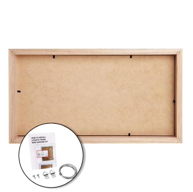 Decorator Natural Oak Panoramic Photo Frames - Image 2