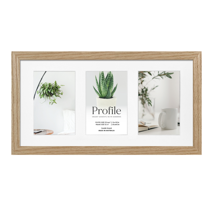 Decorator Natural Oak Gallery Collage Photo Frames - Image 5