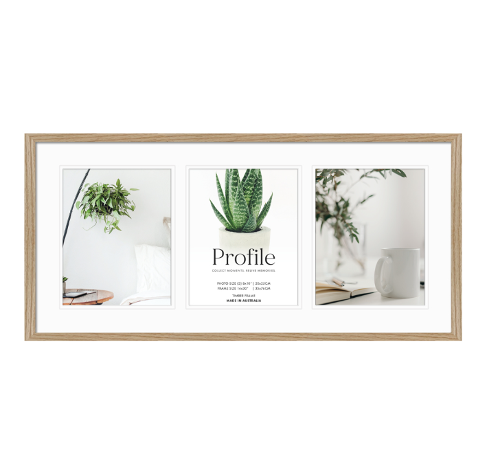 Decorator Natural Oak Gallery Collage Photo Frames - Image 2