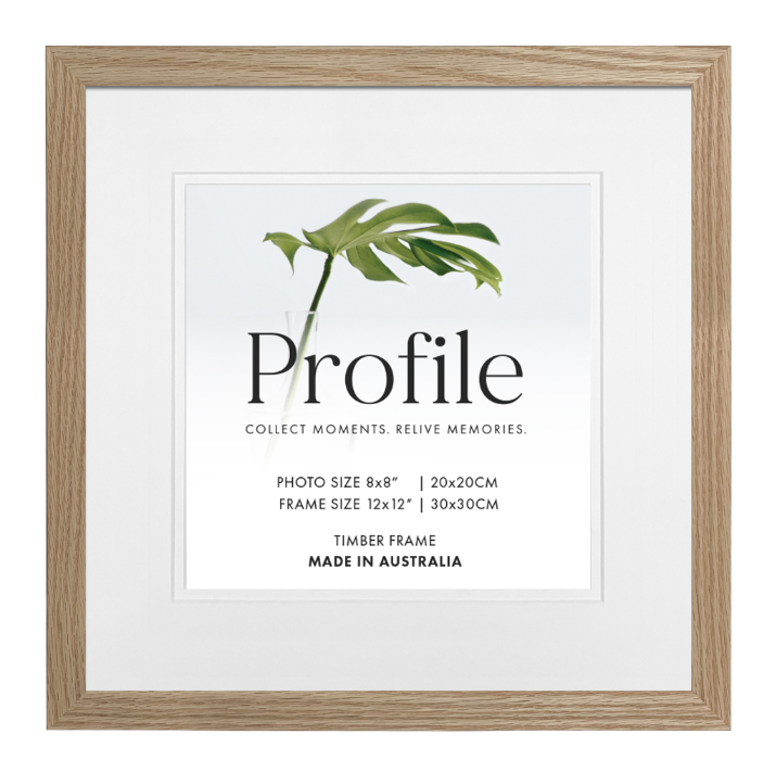 Decorator Deluxe Natural Oak Timber Square Frames - Image 4