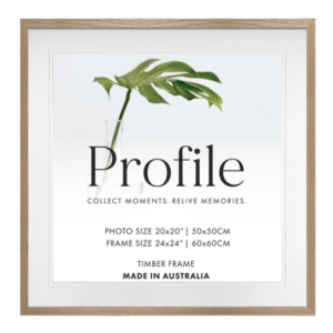 Decorator Deluxe Natural Oak Timber Square Frames