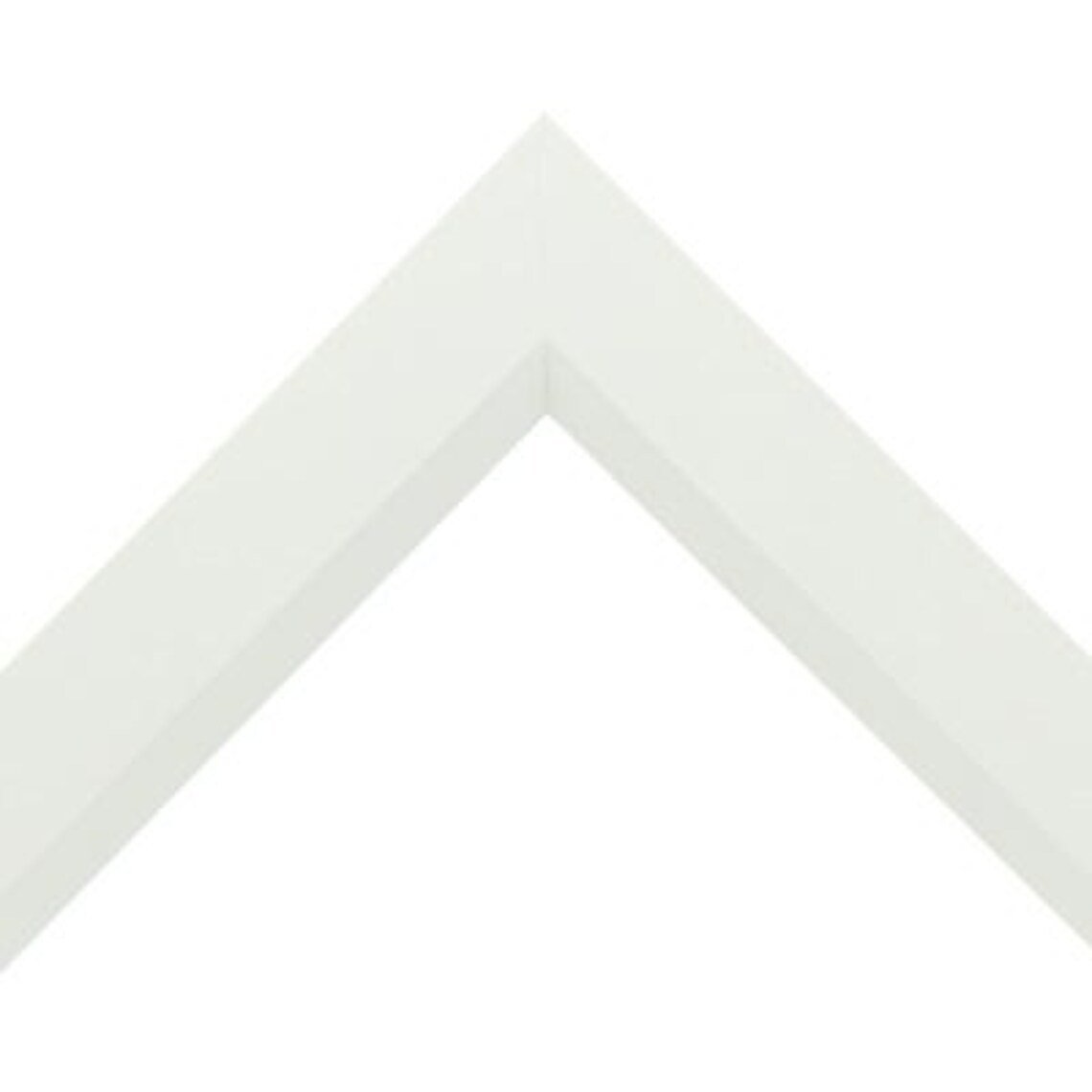 Matte White Floating TV Frame – Modern Manhattan Style, Fully Assembled - Image 9
