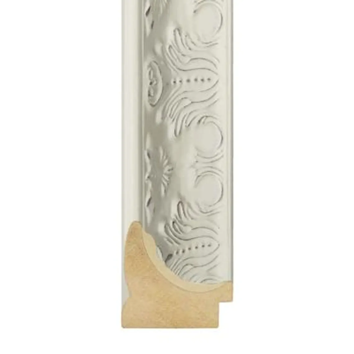 White Ornate TV Frame | Custom Wall Mounted Elegant Home Décor - Image 6