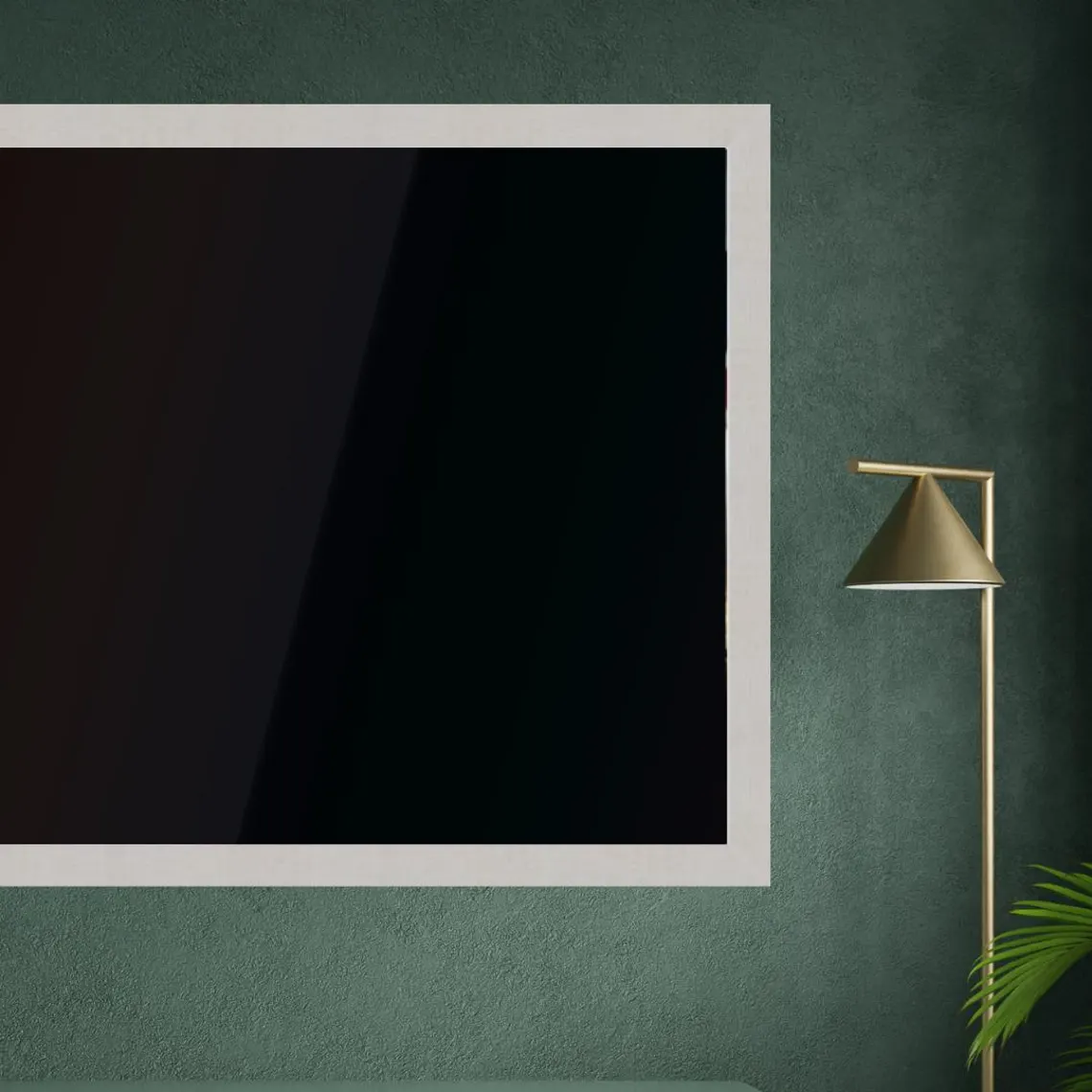 Handcrafted TV Frame - Botanica White Wood Look - Made in Australia - Image 6
