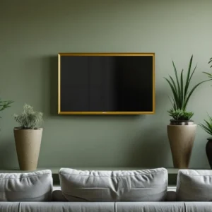 Custom TV Frame | Handmade Bespoke Wall Mounted TV Cover, Australia
