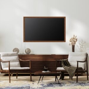 Botanica Chocolate TV Frame | Dark Brown Wood Look Custom, Australia